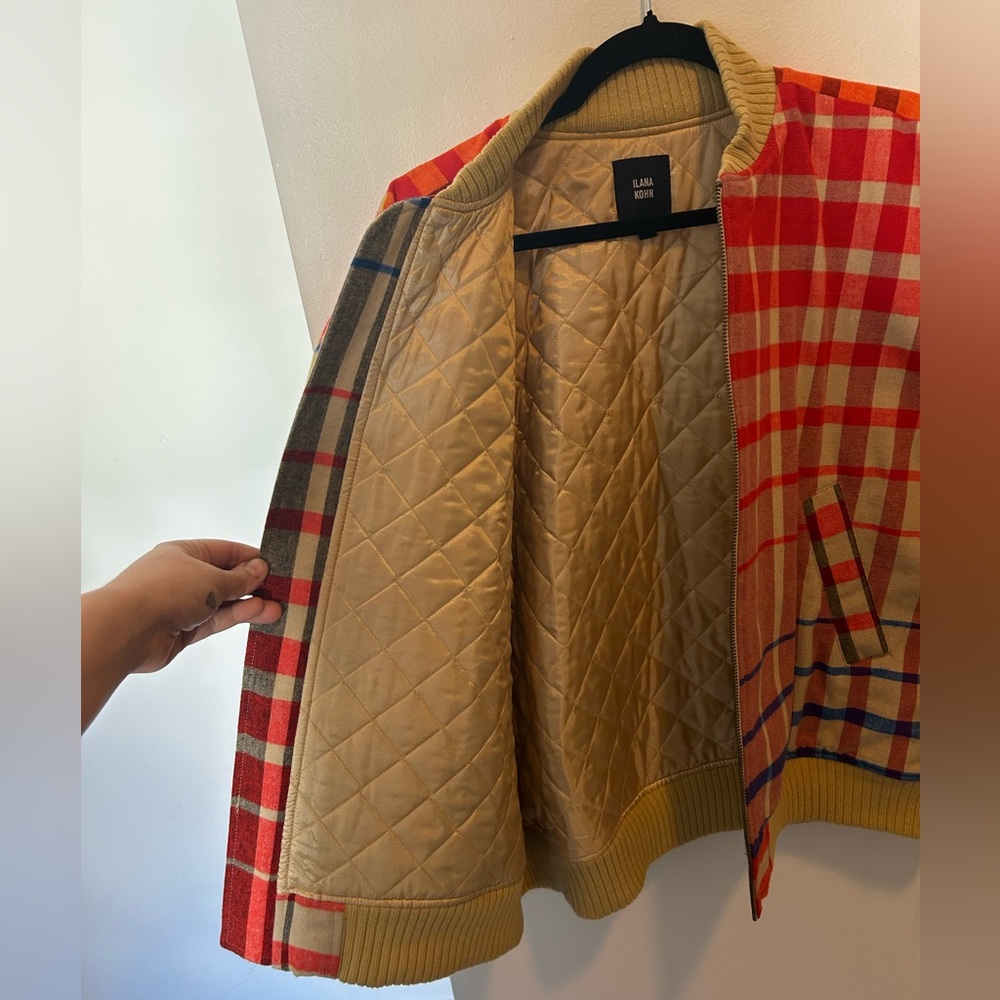 Ilana Kohn Lu Bomber Jacket sz M - Picture 5 of 8